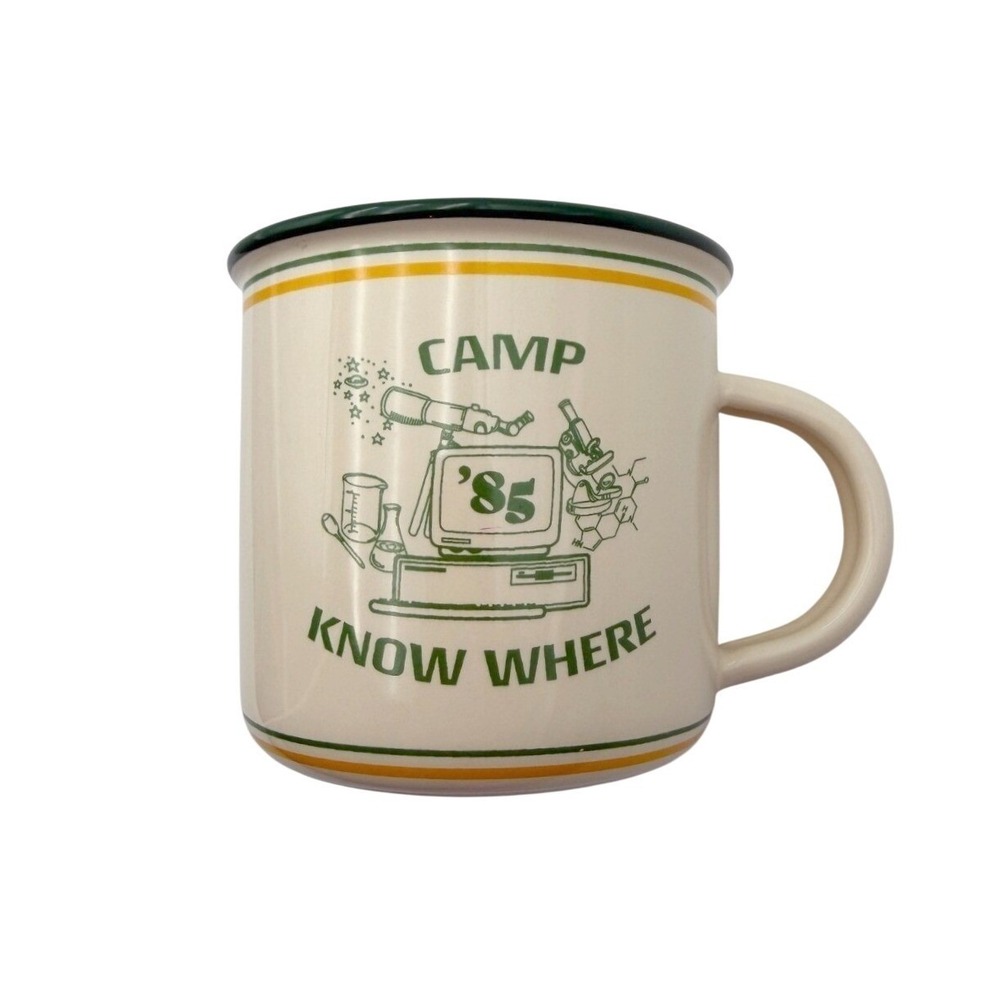 Loungefly Netflix Stranger Things Camp 85 Know Where Ceramic Camper Coffee Mug